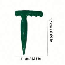1/2pcs Handheld Soil Drill - Suitable For Planting Seedlings And Bulbs, Features Drilling And Sowing Functions, Reusable Gardening Tool - View 4