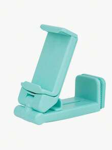 1pc Adjustable Airplane Phone Holder Clip - 360° Rotating Travel Phone Stand, Travel Essential, Holiday Essential, Suitable For Table Tray, Portable And Durable, Phone Accessory - Multicolor - View 8
