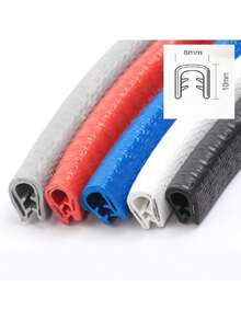 Protector de borde de puerta de coche, tira de protección Anticolisión de acero, accesorio de estilo de coche - Conjunto de dos piezas - Ver 3
