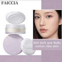 Faiccia 輕盈如空氣霧面散粉 吸油配方 全天清新 不卡粉 瞬間收斂毛孔 打造自然偽素顏柔焦妝感 附蓬鬆粉撲 迷你便攜旅行盒 適合所有膚質 - 彩色 - 查看 10