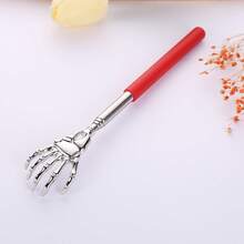 1/4pcs Ghost Hand Shaped Stainless Steel Telescopic Back Scratcher, Portable Telescopic Back Scratcher With Comfortable Rubber Handle, Perfect As Thanksgiving, Halloween, Birthday And Other Holiday Gifts. - Telescopic Back Scratcher - View 10