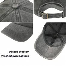 Custom Personalized Vintage Washed Baseball Cap, Custom Logo Text Photo Print Distressed Dad Hat, Personalized Customized Gift For Birthday Father's Day Mother's Day Christmas Holiday - Pink - View 5