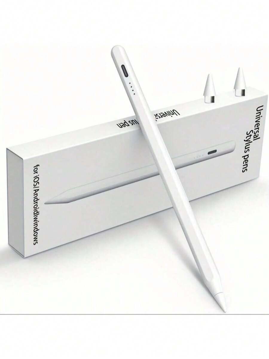 1pc Universal Capacitive Stylus Pen, Compatible With Phones And Tablets, Active Touch Capacitive Stylus, Suitable For Android And Apple , Precise Touch, Smooth Writing, High-End Capacitive Stylus (Not Compatible With Resistive Screen And Electromagnetic Screen Tablets). - Multicolor - View 1