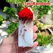 1pc Random Flame Agate Square Pillar, Crystal - Interior Decorative Stone, Crystal Array Combination, Mother's Day And Personal Collection. - Multicolor - View 18