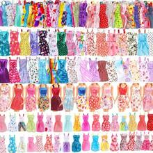 20pcs Girls Doll Holiday Gift Toy Accessories - Suitable For 30cm/11.5inch Dolls, Includes 10pcs Random Dresses, 6pcs Exquisite Necklaces, 4pcs Glasses - Suitable For 11.8inch Size Dolls! Can Be Used As Birthday Gifts, Home Decor. - Random Color Style - View 2