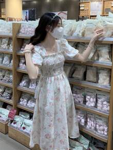 Women Maxi Dresses - Pink - View 9