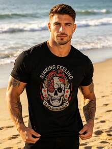 Men T-Shirts - Black - View 6