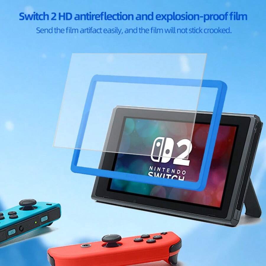 ForSwitch 2 Ultra HD Anti Blue Light Screen Protector ForSwitch 2 Tempered Glass 9H Film Ultra-Clear Screen Tempered Film - View 1