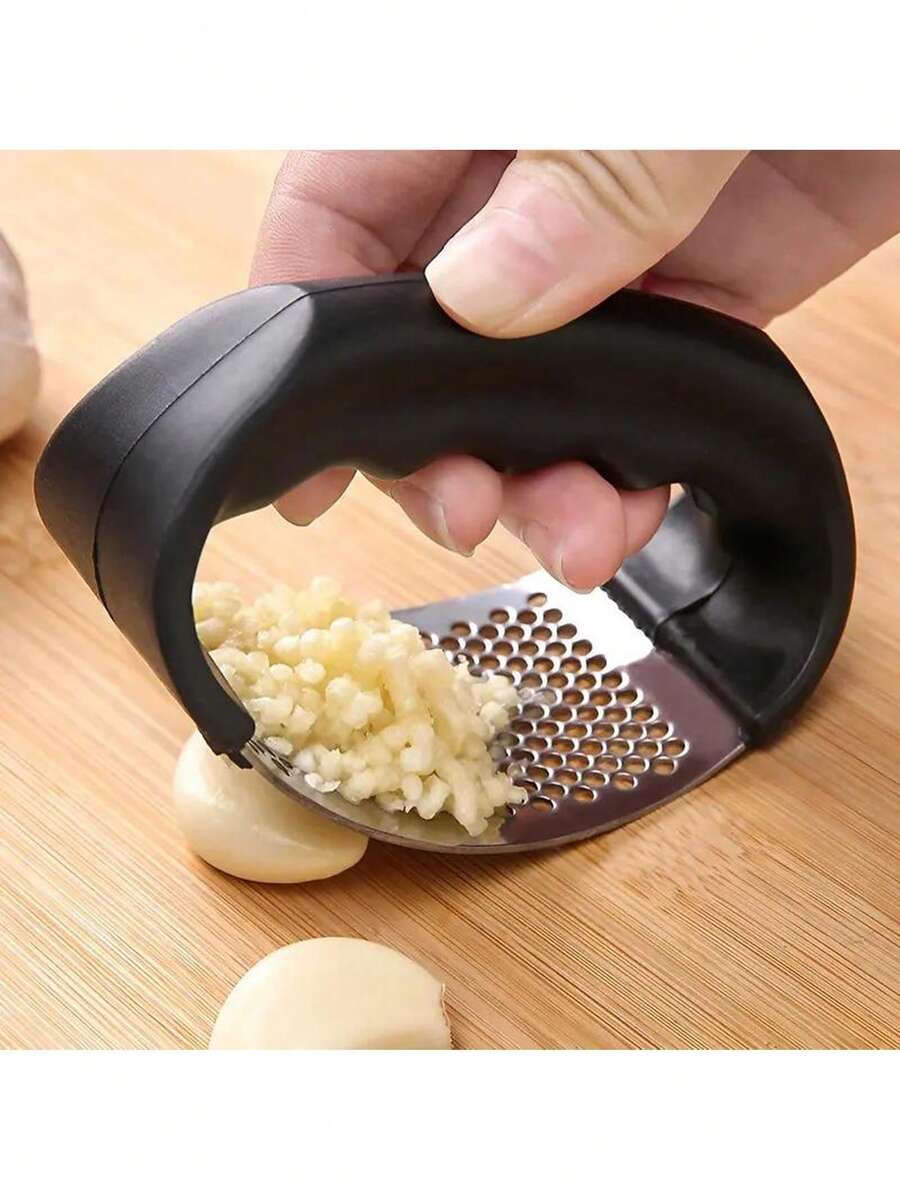不鏽鋼壓蒜器 手動壓蒜工具 可清洗壓蒜器 廚房切蒜器 壓蒜器 廚房小工具