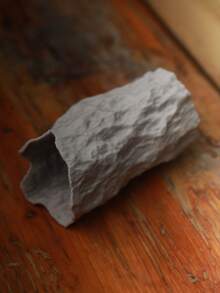 爬蟲類躲避穴/仿木躲避穴/壁虎遮蔽處/蜥蜴洞穴/爬蟲類棲息地/造景缸裝飾/天然木遮蔽處/水族造景/爬蟲類配件/活體缸裝飾 - 灰色 - 查看 7