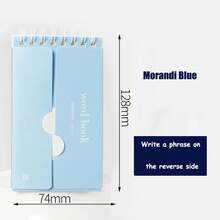 English Vocabulary Notebook For Students, Portable Notebook, Vocabulary Planner, Office And Study Stationery Set With Gel Pen - Black - View 9