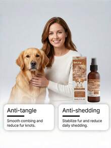 Pet Coconut Oil Shampoo Gentle Cleansing Pet Fur Softening Clean Refreshing Shiny Moisturizing, Pet Fur Care Oil Gentle Softening Cat Dog Fur Natural Fluffy Smooth Nourishing Spray, Coconut Oil, Dog Shampoo, Cat Fur Care, - Pet Hair Cleaning and Care - View 14