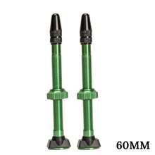 BOALNY BOLANY 2pcs Bicycle Valve 40mm/60mm MTB Road Bike Tubeless Tires Conversion Anodize Aluminum Alloy Sealant Accessories - Multicolor - View 17