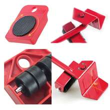 5pcs Heavy Duty Moving Sliders Kit, Furniture Lifter Mover Rollers Set, Effortless Moving Tool, Roller Base For Transporting Large Items, Essential For Sofa Relocation - 5PCS - View 10