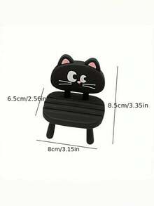 Cute Desktop Phone Stand, Creative Decor, Soft Chair-Shaped Phone Holder, Suitable For Various Phones, Phone Accessories, Perfect Gift For Birthday, Back To School, Family Gathering And Friends Party. - Multicolor - View 5