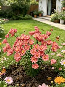 3 piezas/Set Flores de cerámica hechas a mano, artesanales, resistentes al frío y a la decoloración, perfectas para la decoración del hogar, adecuadas para uso interior y exterior, también un excelente regalo festivo - A - Ver 2