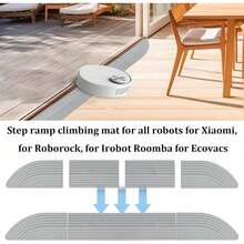 Türschwellen-Rampe Für Saugroboter (68,6 X 5,1 X 1,6 Cm) – Steighilfe Für IRobot,  & , Ideal Für Stufen, Kanten & Teppichübergänge, Rutschfeste Unterlage Für Reibungslose Navigation Im Haushalt - A - Übersicht 2