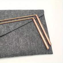 Kit de 4 piezas de varillas de cobre para radiestesia - Varillas de adivinación para la búsqueda de fantasmas - Kit de inicio perfecto para principiantes en la brujería - Fondo plano + oro rosa + esfera negra - Ver 2