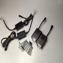12V 24V 1對超薄迷你LED越野燈套件,隱藏式水箱罩安裝,RGB變色閃爍,黃白高/低光束,霧燈輔助燈 - 2pcs led - 查看 14
