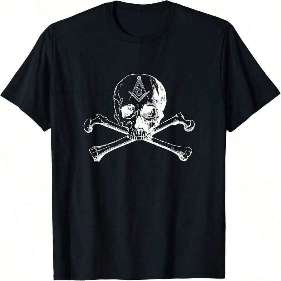 Personalized T-Shirt With Luke Bull-Skull Name And Feathers, For All Seasons, 220g Cotton, Single-Sided Print, Round Neck, Short Sleeve - 彩色 - 查看 1
