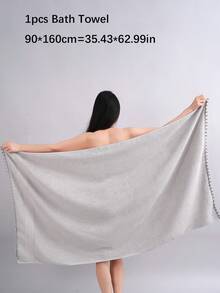 QIBHI 1/3/8 cái tùy chọn Khăn bông cotton tinh khiết thanh lịch/Khăn tắm/Khăn tắm lớn màu trơn viền satin 100% cotton bông tinh khiết mềm mại Khăn mặt/Khăn tắm trang trí nhà cửa phù hợp cho phòng tắm, khách sạn, phòng gym, du lịch, quà tặng, bãi biển, trường học, tựu trường, du lịch, phụ kiện du lịch, đồ dùng thiết yếu trong nhà, khăn, chăm sóc da - Màu Xám nhạt - Xem 12