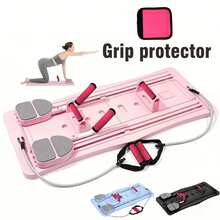 Funda protectora de agarre cómodo para la serie de tablas de Pilates - Antideslizante para mayor comodidad de transporte, plegable y portátil (Cuadrado rosa) - Rosa - Ver 8