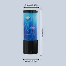 Đèn LED 7 màu hình sứa tạo không khí, đèn ngủ đại dương bể cá hình sứa, phù hợp trang trí bàn làm việc phòng ngủ gia đình, làm quà tặng - Một cỡ - Xem 8