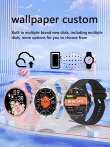 ERUN Unisex Smart Watch - Wireless Call/Text/Multiple Sports Modes/Remote Camera/Fitness Tracker, Compatible With Android And IOS Systems, USB Charging, Alloy Case/Silicone Strap, Fashionable Modern, Clear Screen Display, Perfect Gift For Men/Women/Lovers/Parents. - View 7