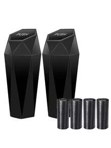 1/2/4/5/6pcs Car Trash Can With Lid - Universal Car Mini Leakproof Trash Can, Multifunctional Storage Solution, For Front And Rear Seats, Car Office Bedroom Home Accessories - Style a - View 11