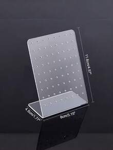 120-Slot Jewelry Organizer Earring Stud Display Stand Earrings Pendant Holder Necklace Display Rack Back To School - Multicolor - View 13