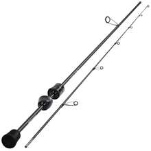 SOUGAYILANG Ultra-Light Carbon Fiber Trout Rod, Suitable For Sunfish/Bass - Solid Tip & Ceramic Guides 1-7g Lure Weight RF Action, High-Strength Reel Seat - Sensitive For Beginners & Stream Anglers, Enjoy Fishing Fun - Black - View 13