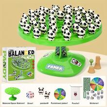 Panda Balance Game Toy For Two Players, A Family Interactive Tabletop Puzzle Game, Perfect For Birthdays, Gifts, Christmas, And Halloween - Green - View 2