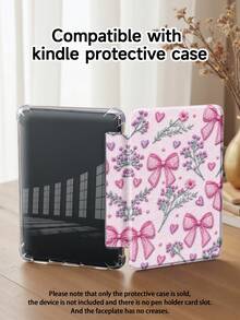 Ayotu 1 Pc Capa para Tablet e Kindle E-Book com Bordado Rosa, Laço e Estampas Florais, Compatível com iPad 10ª Geração, 10.2/Mini6/Mini7/9.7 Polegadas, Air 8(M4)2026(11 Polegadas), Air 8(M4)2026(13 Polegadas), Compatível com Samsung Galaxy Tab A9 Plus, Kindle (11ª Geração-Lançamento 2024)(6 Polegadas), Kindle Paperwhite 12ª Geração 2024, Ótimo Presente de Feriado, Padrão Elegante e Simples. - Multicolorido - Ver 10