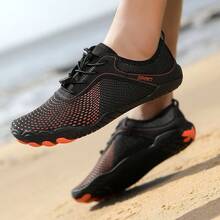 Unisex Lightweight Barefoot Shoes, Quick-Drying And Breathable Water Shoes, Suitable For Men And Women For Swimming Pools, Beaches, Swimming, Boating, Hiking, Surfing, And Indoor Fitness Activities Such As Gym Workouts, Yoga, And Treadmill Running. - Orange - View 4