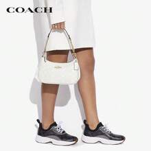 Coach Teri25 Classic Monogram Shoulder Bag White Underarm Bag CA548-IMRFF - White Monogram - View 5