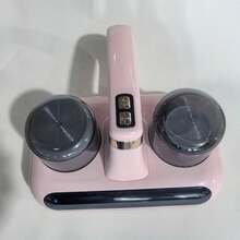 1件家用吸塵器 床墊吸塵器 便攜式5合1無線吸塵器 UV-C光與超音波技術 10Kpa強勁吸力 低噪音 適用於灰塵、寵物毛髮等 - 彩色 - 查看 11