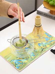7-Piece Set - Ins Style Glass Matcha Tea Set, Japanese Matcha Bowl, Matcha Whisk, Matcha Whisk Stand, Also Available In 4/5-Piece Sets - Multicolor - View 6