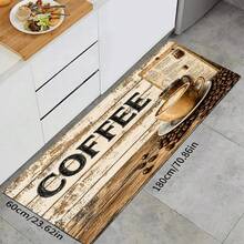 1 pieza Alfombrilla absorbente con patrón de café, alfombrilla decorativa para cafetera de cocina, bandeja de goteo hecha a mano para cafetera, alfombrilla de suelo de cocina, alfombrilla de mesa, alfombrilla de secado de platos para encimera de cocina, alfombrilla de desayuno, bandeja de goteo resistente al calor con respaldo antideslizante, bandeja de goteo de tierra de diatomeas, oculta manchas, bandeja de goteo de cocina súper absorbente, alfombrilla de escurridor de platos fácil de limpiar, perfecta para cocina, mesa de comedor, cafetería, bar, vacaciones, fiesta, decoración del hogar, regalo de vacaciones - Multicolor - View 7