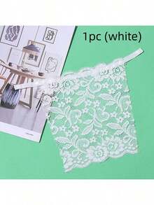 3入組優雅花卉防眩光胸墊 - 時尚舒適加厚內襯，蕾絲針織內裡，隨機配色 - 彩色 - 查看 12
