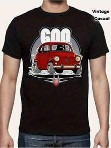 Men T-Shirts - 黑色 - 查看 1
