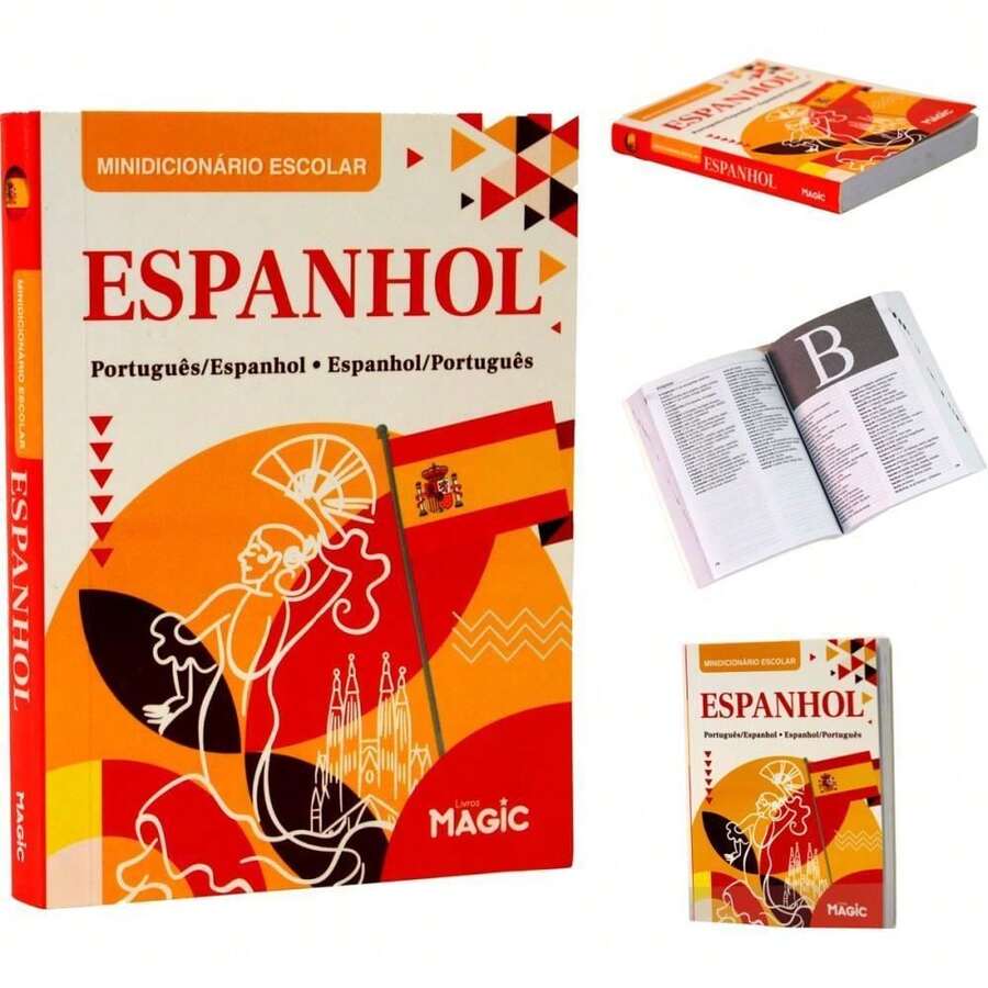 Dicionario Espanhol Mini Nova Ortografia 352Pg - A - Visão 1