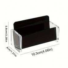 Desktop Minimalist Elegant Acrylic Business Card Holder, Suitable For Home, School, Office And Other Scenes, Can Be Used As Graduation And Back To School Season Gift - Single Piece - View 5