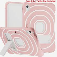 適用於 iPad 7/8/9 10.2 吋 2019/2021、10/11 (A16) 吋平板、A9 Plus 11 X210/X216/X218 的保護殼,附支架、防震保護套與筆槽 - 粉紅+米白 - 查看 8