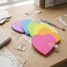 9pcs, 3*3 Inch Sticky Notes. Colorful Notebook. Student Notebook. Office Memo Pad. Self-Adhesive Sticky Notes. Suitable For Office, Home And School Use. Also Can Be Used As School Supplies Or New School Supplies. Color Random - one-size - View 4