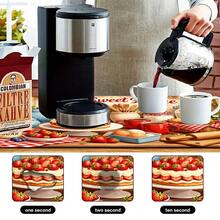 1 pieza Tapete de secado de platos, tapete para máquina de café, tapete absorbente de fibra de poliéster con estampado de tema de horneado acogedor, duradero y altamente absorbente, adecuado para mesa de comedor, cafetería y otros escenarios, el patrón incluye pastel de fresa, juego de té, utensilios de horneado y otros elementos cálidos de cocina, tapete de drenaje multiusos, regalo para el hogar, decoración de mesa - XYLSD-531 - Ver 10