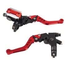 Universal 22MM CNC Aluminum Alloy Motorcycle Brake Master Cylinder, 1 Pair 6-Position Adjustable Hydraulic Clutch Lever & Brake Handle, Motorcycle Modification Parts - A - View 17