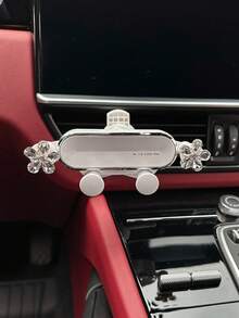 Soporte para teléfono de coche, soporte de coche con flor de diamante, nuevo soporte de navegación para teléfono en rejilla de ventilación, compatible con teléfonos y Android - Multicolor - Ver 6