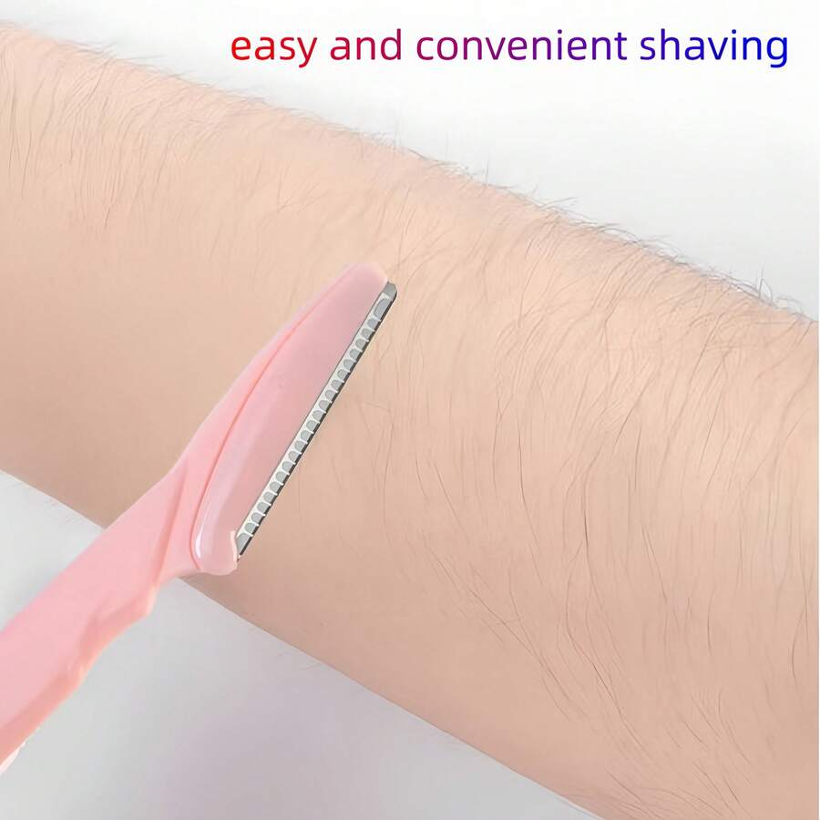 22 Colors Multi-Color Eyebrow And Fine Hair Trimming Tool, 9pcs Randomly Shipped, With Macro Safety Guard And Protective Cover, Designed For Women To Create Exquisite Eyebrow Shape, Remove Skin Oil, Precise Facial Hair Removal Tool