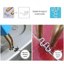 Welding Machine Car Plastic Repair Set Welding 1000 Bumper Clamp KFZ - C - View 2