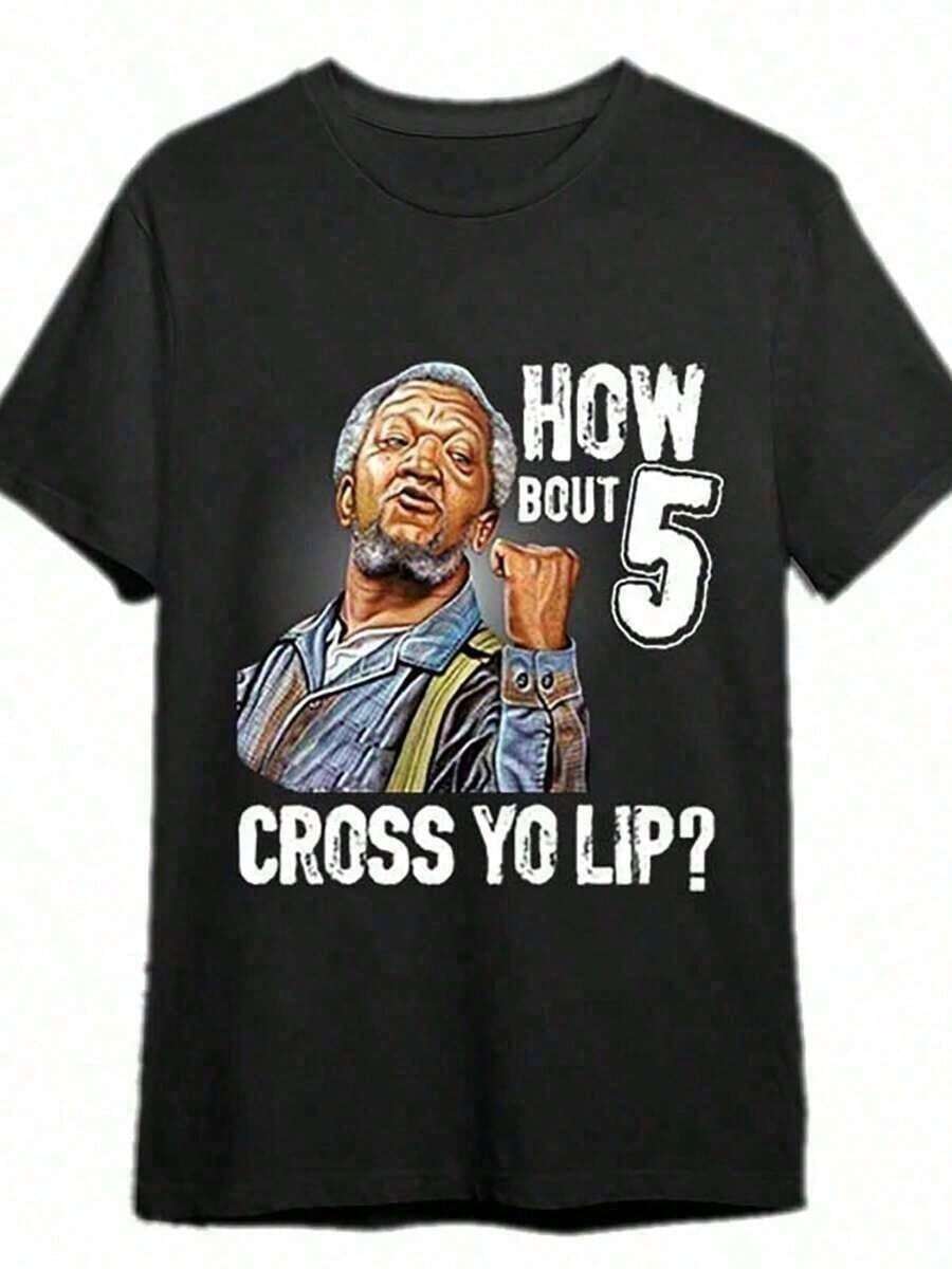 AliyAh-Shirt Vintage 90s T-Shirt, Retro Hop Music T-Shirt, Classic Concert T-Shirt, Fashionable Urban Fan Clothing, 100% Cotton Animation Print T-Shirt. - 黑色 - 查看 1